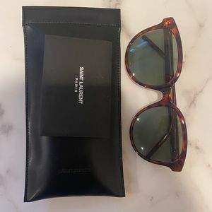 Tortoise shell YSL sunglasses